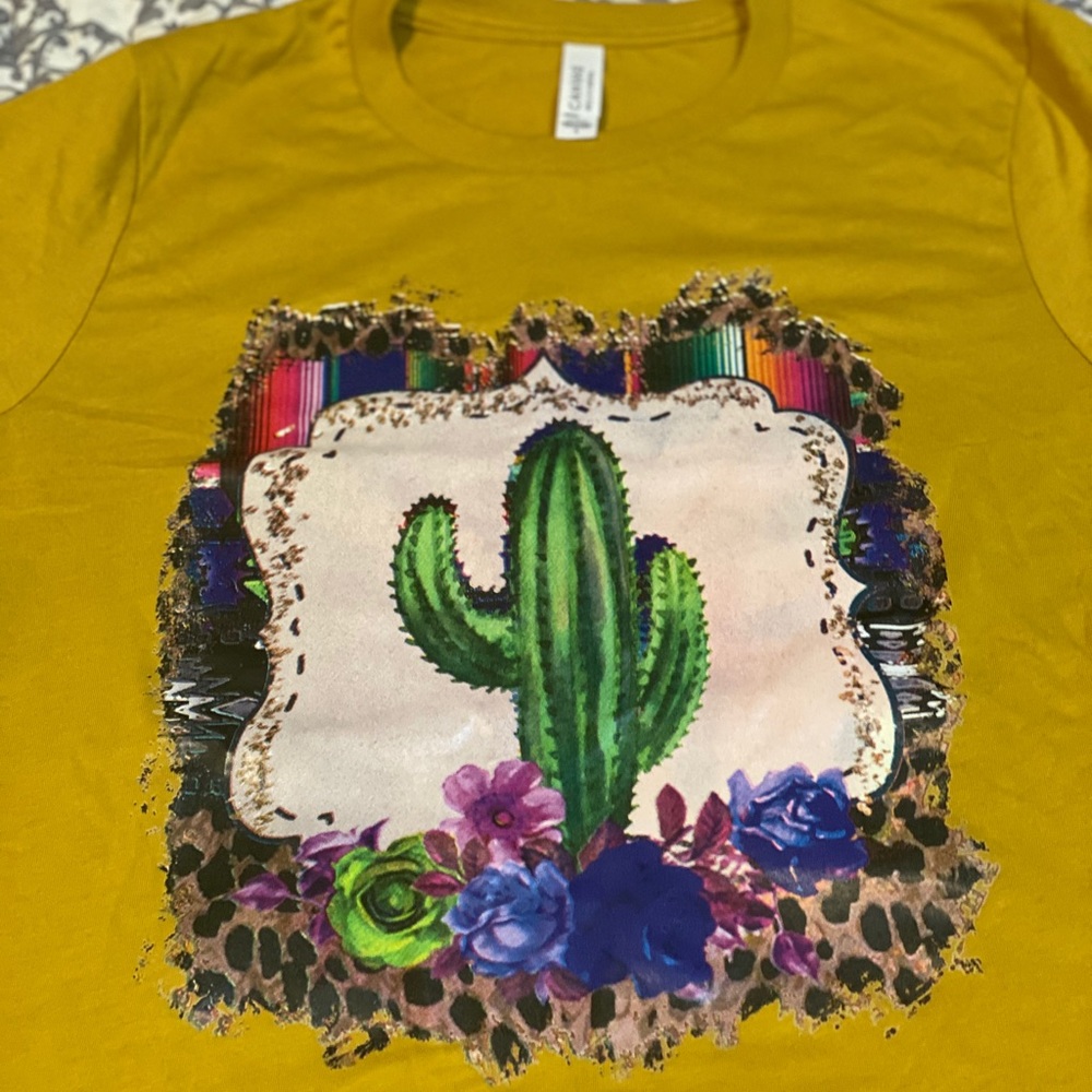 Bella + Canvas Cactus Shirt. New Shirt. No tags.